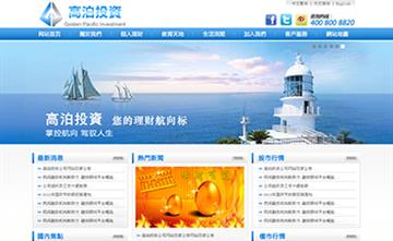 自貢黑羽網絡網頁制作案例-湖南泊高投資咨詢有限公司