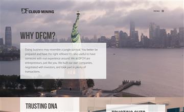 自貢黑羽網絡網頁制作案例-DF Cloud Mining Corp
